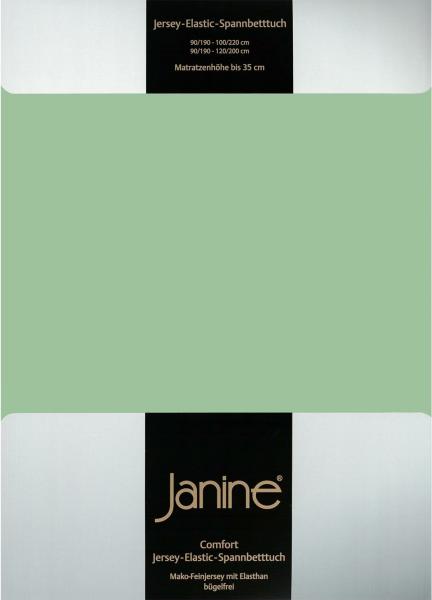 Janine Spannbettlaken ELASTIC 5002, Gr. 150x200 cm, Fb. 26 lind , Elastic-Jersey