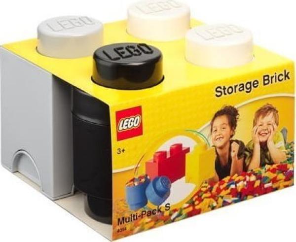 LEGO LEGO Classic 40140007 Set of LEGO 3in1 containers - Gray
