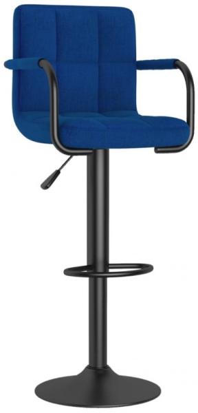 vidaXL Barhocker Blau Stoff [334629]