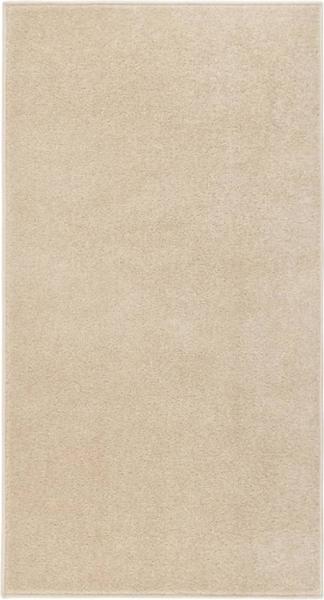 Teppich Kurzflor 80x150 cm Beige