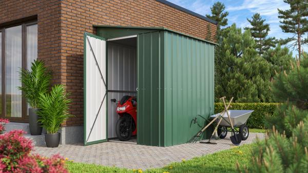 Globel Gerätehaus "Wand-Zierde LeanTo" 56, jade