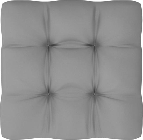Palettensofa-Kissen Grau 58x58x10 cm