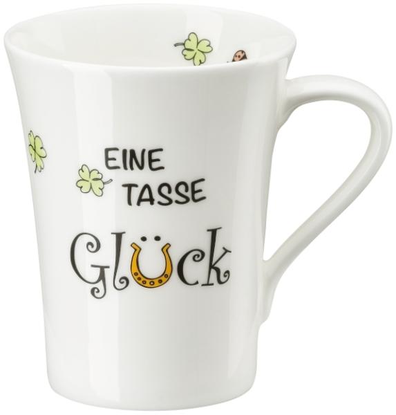 Hutschenreuther Becher mit Henkel My Mug Collection W-Eine Tasse Glück, Tasse, Bone China, Mehrfarbig, 400 ml, 02048-727410-15505