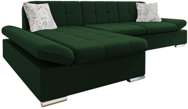 Ecksofa Malwi Premium (Venus Velvet 2941 + Lea 533, Seite: Links)