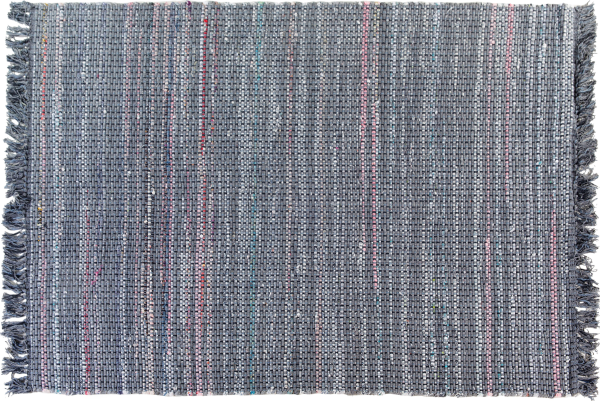 Teppich grau 140 x 200 cm Kurzflor BESNI