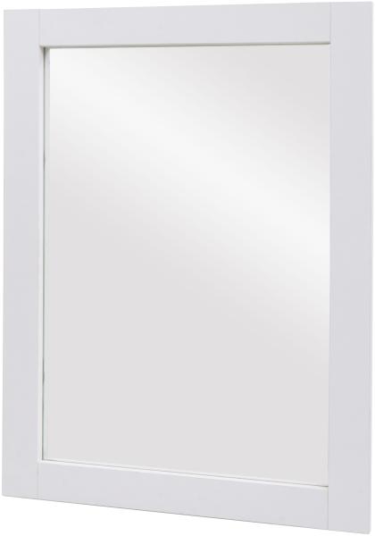 Wandspiegel HWC-L86, Badezimmer Badspiegel Spiegel Badmöbel, MVG-zertifiziert 72x52cm ~ weiß