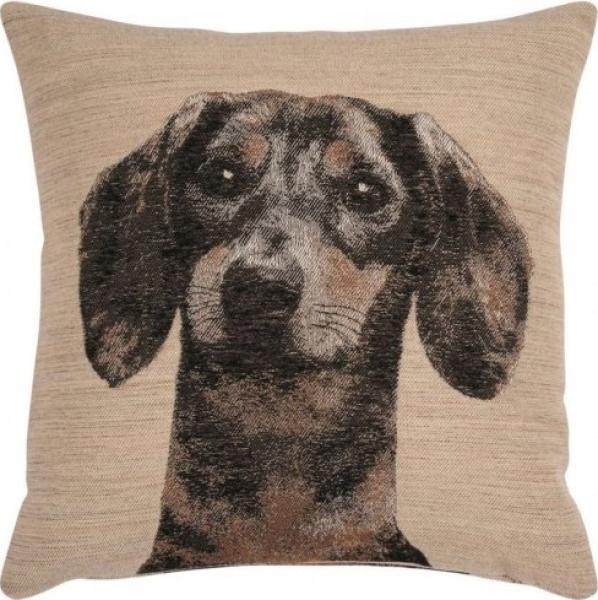 pad Kissenhülle Puppies Hund Dackel Sand (45x45cm) 11802-C40-4545