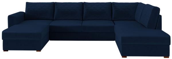 Ecksofa Wilma Premium (Farbe: Magic Velvet 2216 + Magic Velvet P137 2216, Seite: Rechts)