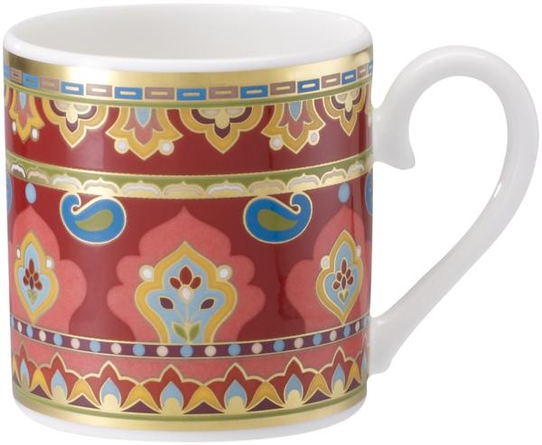 Mokka-/Espressoobertasse Samarkand Rubin Villeroy und Boch Espressotasse, Spülmaschinenfest