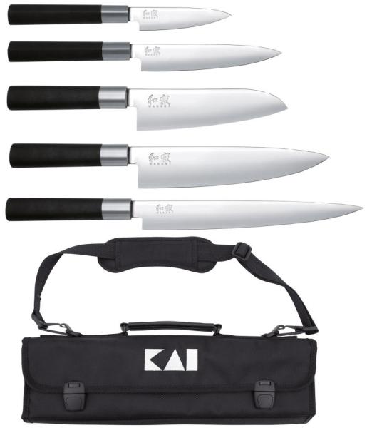 KAI Wasabi Black Europa Messer Set DM-0781EU67