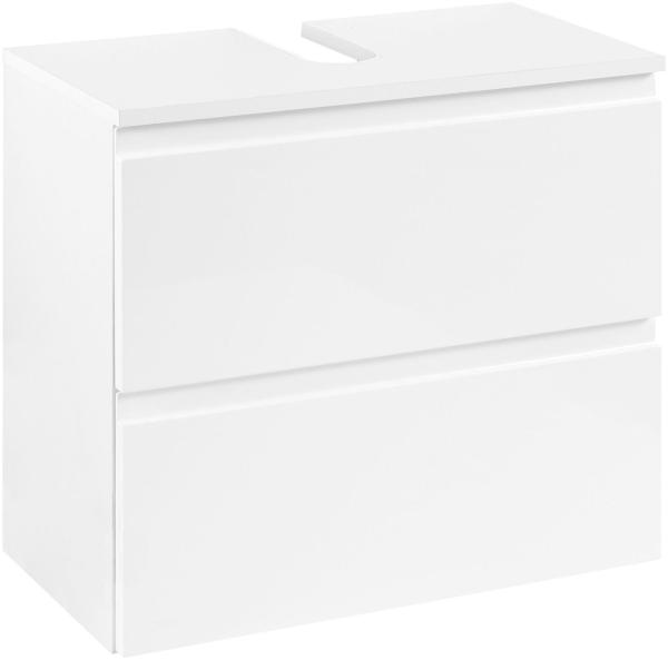 Unterschrank CARDIFF (BHT 60x53x35 cm) BHT 60x53x35 cm weiß Badezimmerschrank Bad-Unterschrank