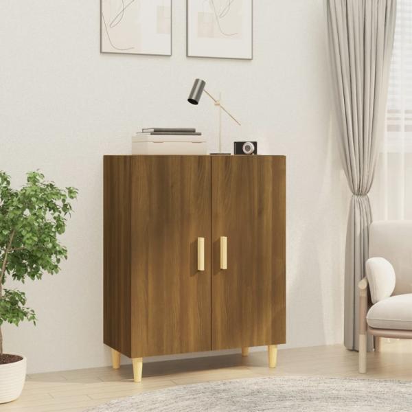 Sideboard Braun Eichen-Optik 70x34x90 cm Holzwerkstoff [817329]