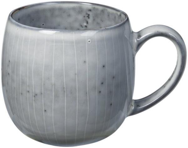 Broste Copenhagen Tasse NORDIC SEA Teetasse 0,45 l, Steingut mit reaktiver Glasur, Nordic Sea Teetasse