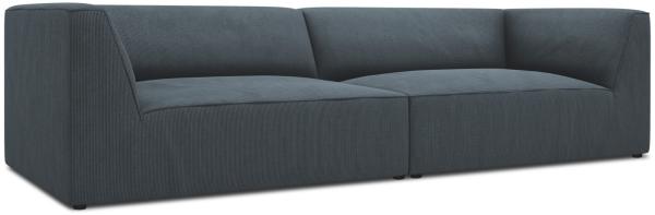 Micadoni 4-Sitzer Sofa Ruby | Bezug Blue | Beinfarbe Black Plastic Bild 2