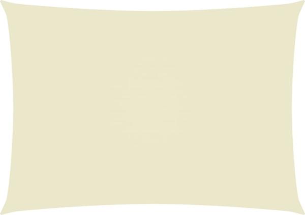 Sonnensegel Oxford-Gewebe Rechteckig 3x4,5 m Creme