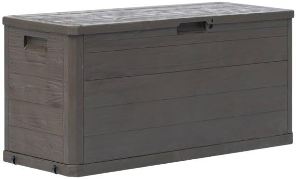 Garten-Aufbewahrungsbox 280 L Braun