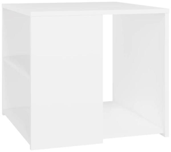 vidaXL Beistelltisch Weiß 50x50x45 cm Spanplatte