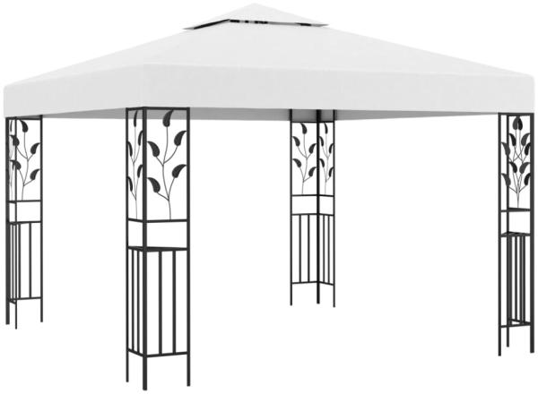 Pavillon 3x3 m Weiß 180 g/m²