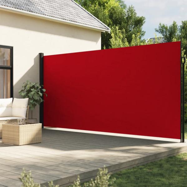 Seitenmarkise Ausziehbar Rot 200x600 cm