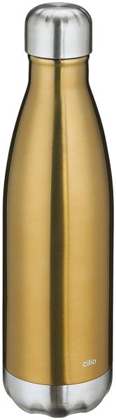 Cilio Elegante Isolier-Trinkflasche 500 ml gold