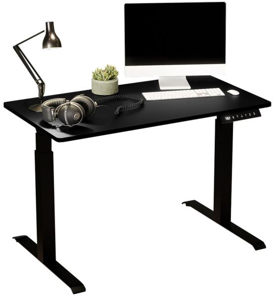 Elektrischer Höhenverstellbarer Schreibtisch Menny (Farbe: Schwarz)