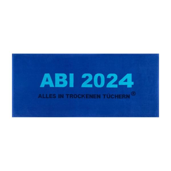 Egeria Strandtuch ABI 2024 | 75x180 cm | kornblau