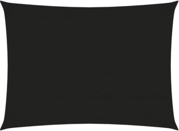 Sonnensegel Oxford-Gewebe Rechteckig 2,5x4 m Schwarz
