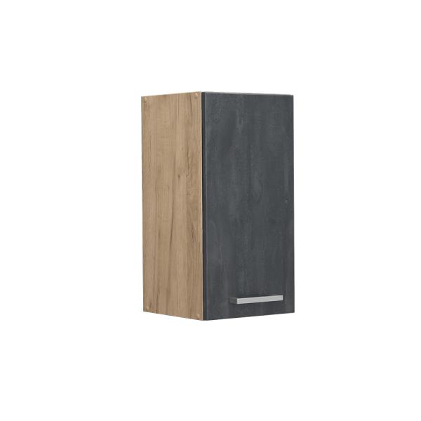 Vicco Hängeschrank R-Line Schwarz Beton Eiche 30 cm