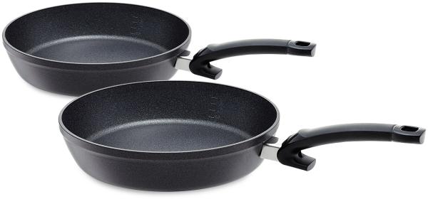 Fissler Bratpfannen-Set Adamant Comfort 28 + 24 cm, Bratpfannen, Pfanne, Aluminium, 159 105 02 101 0