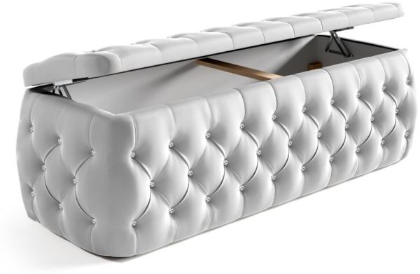 Boxspringbett Schlafzimmerbett SEVRA Nr. 4 140x200cm in Elisa Velvet Anthrazit Bild 5