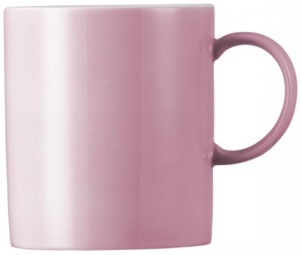 Thomas Sunny Day Becher mit Henkel, Kaffeetasse, Porzellan, Light Pink, Spülmaschinenfest, 300 ml, 15505