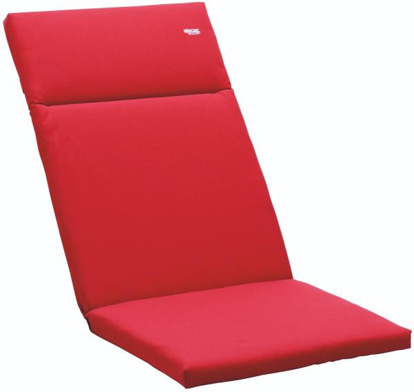 Sieger 5540 4914 Klappsessel-Auflage Schaum / Vlies Füllung, Polypropylen Rot 49 x 4 x 121 cm