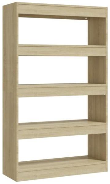 Bücherregal/Raumteiler Sonoma-Eiche 80x30x135 cm Holzwerkstoff