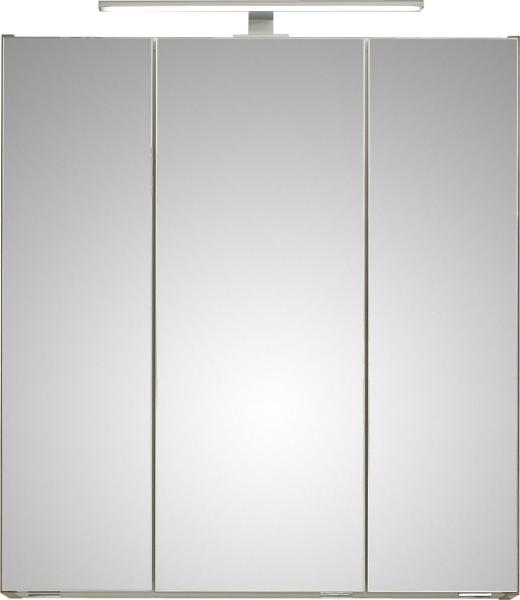 Badezimmerspiegelschrank >Quickset 353< (BxHxT: 65x70x16 cm) Riviera Eiche quer