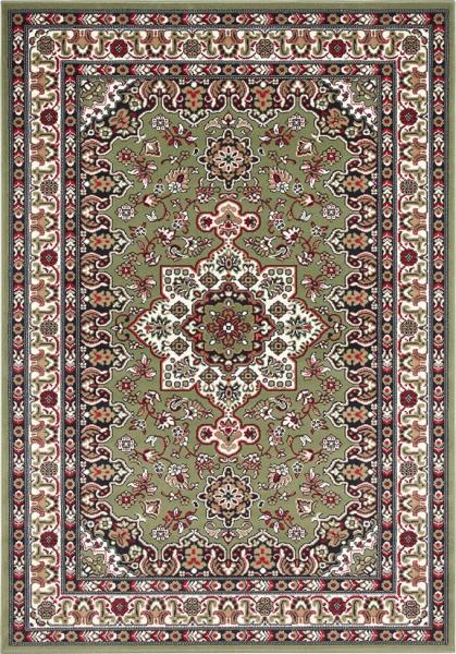 Orientalischer Kurzflor Teppich Parun Täbriz Grün - 80x150x0,9cm