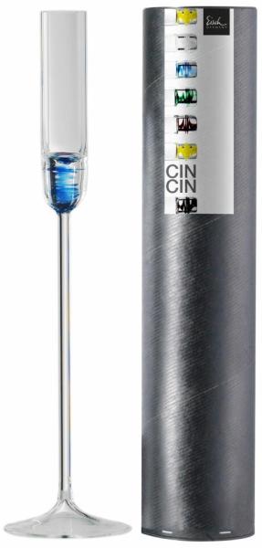 Eisch Kelch Cin Cin Blau, Kelchglas, Schnapskelch, Glas, Blau, 45 ml, 78000823