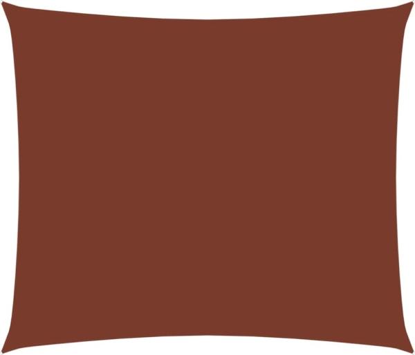 Sonnensegel Oxford-Gewebe Rechteckig 2,5x3,5 m Terrakottarot