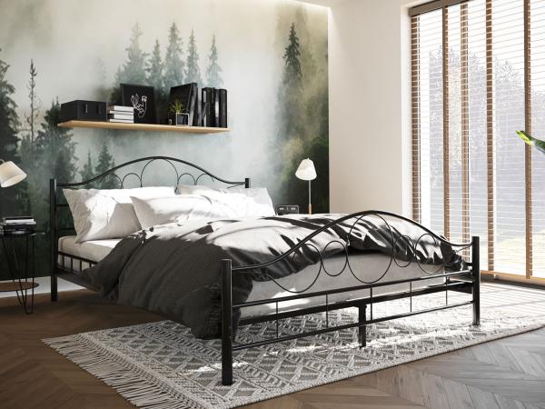 Metallbett Kaziro, Farbe: Schwarz