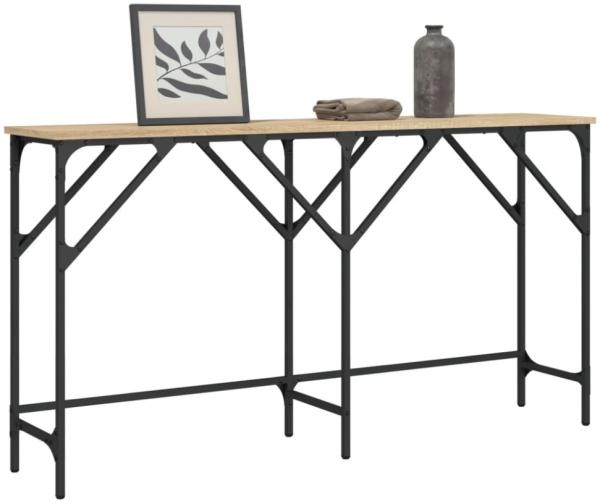 vidaXL Konsolentisch Sonoma-Eiche 140x29x75 cm Holzwerkstoff