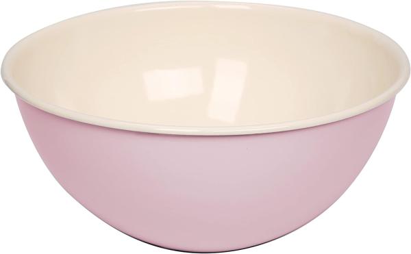 Riess Obstschüssel Emaille Salatschüssel | 26cm Rosa