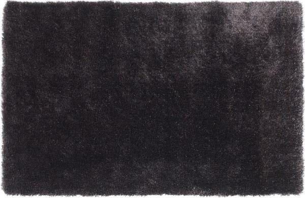 Teppich- Shaggy Hochflor Teppich ideal für alle Räume Schwarz, 230 x 160 cm
