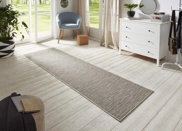 Flachgewebe Läufer Nature Creme Bunt - 80x250x0,5cm