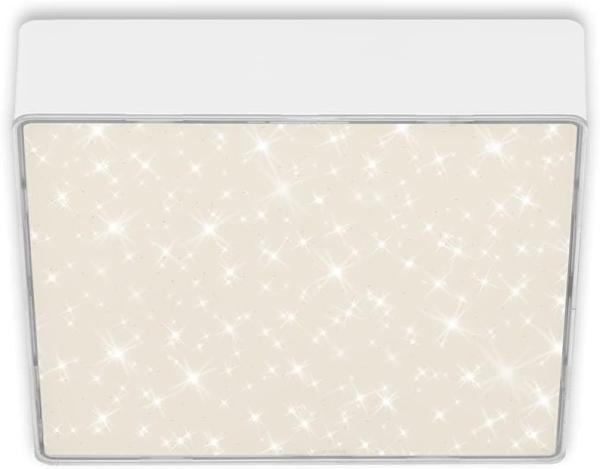 Briloner LED Deckenleuchte Flame Star weiß 15,7 cm mit Sternenhimmel