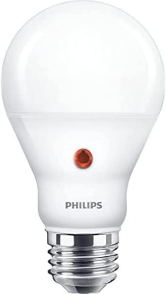Philips LED-Lampe Classic Standard Day/Night Sensor 7. 5W/827 (60W) frosted E27