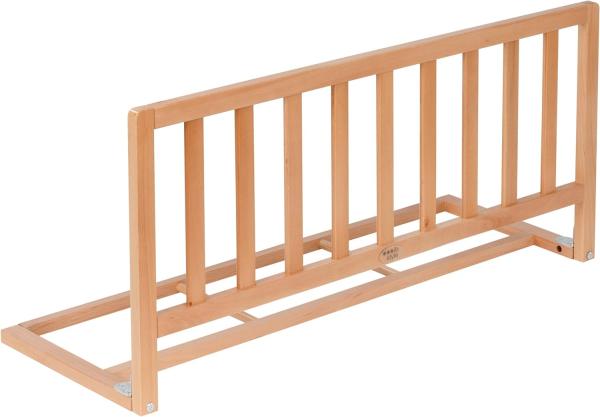 ib style® Bettgitter TAMO | Rausfallschutz für Kinder | Bettschutzgitter aus Holz | 90 cm Natur