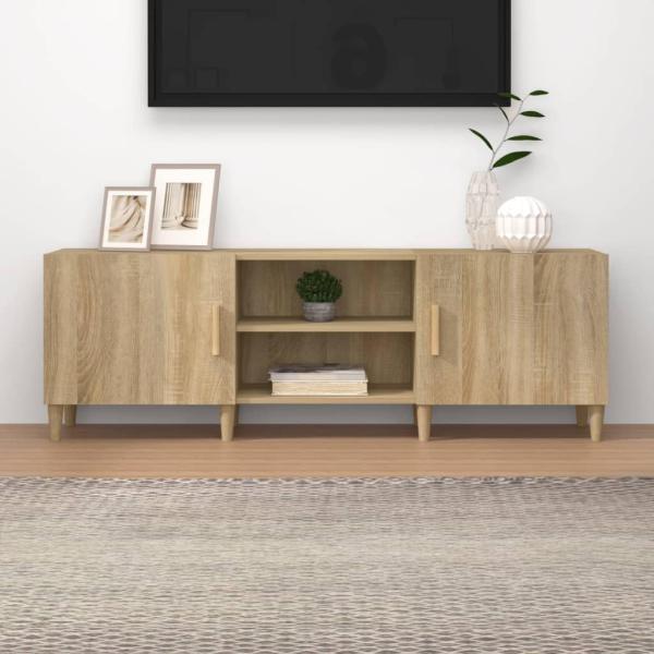 TV-Schrank Sonoma-Eiche 150x30x50 cm Holzwerkstoff [812621]