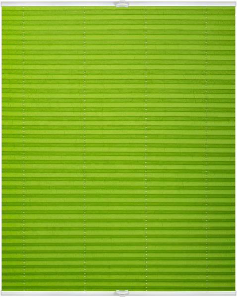 Lichtblick Plissee Klemmfix, ohne Bohren, verspannt, grün, 130 x 65 x 3 cm