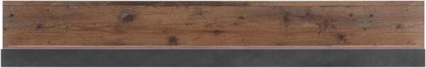Wandboard Ward in Used Wood Shabby und Matera grau 153 x 23 cm