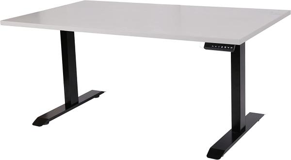 Szagato Schreibtisch stufenlos elektrisch höhenverstellbar BxTxH: 180x80x(64,5-129,5) cm schwarz, mit Memory-Funktion inkl. Tischplatte Stärke 2,5 cm (Stischgestell, Steh-Sitz Tisch)