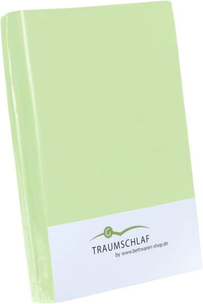 Traumschlaf Spannbettlaken Jersey Elasthan Stretch | 90x190 - 100x220 cm | limone